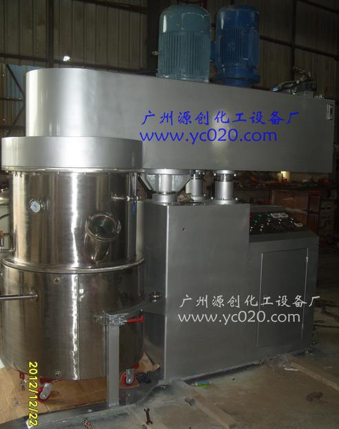 Dual planetary vacuum mixer for mixing letter hand to knead to homework